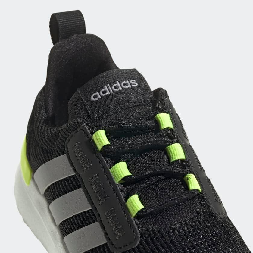 imageadidas UnisexChild Racer TR21 Running ShoeBlackHalo SilverSolar Yellow