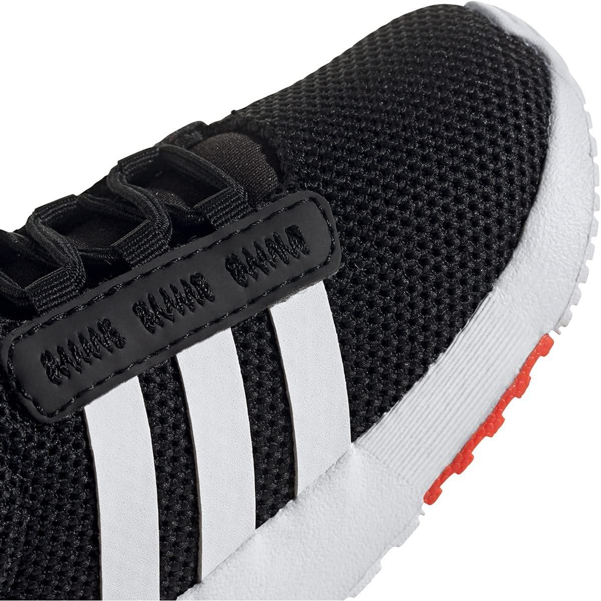 imageadidas UnisexChild Racer TR21 Running ShoeBlackWhiteSonic Ink