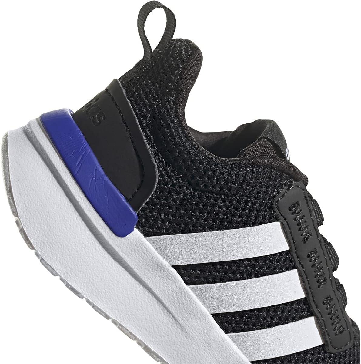 imageadidas UnisexChild Racer TR21 Running ShoeBlackWhiteSonic Ink
