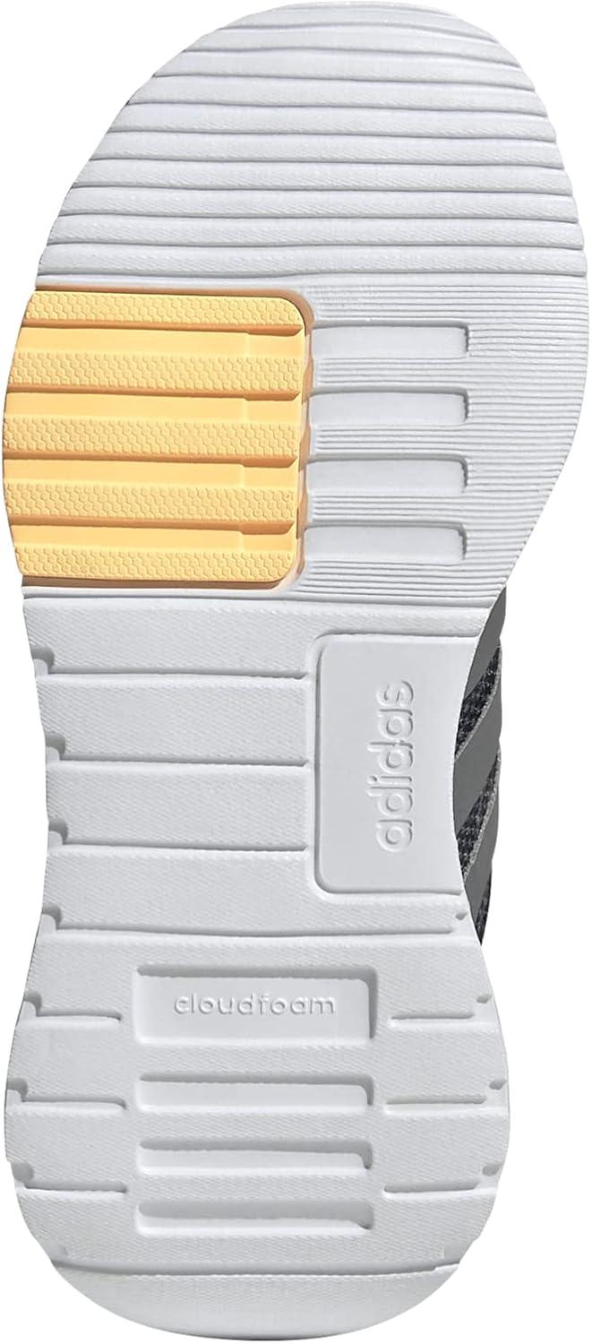 imageadidas UnisexChild Racer TR21 Running ShoeCarbonGreyBlack
