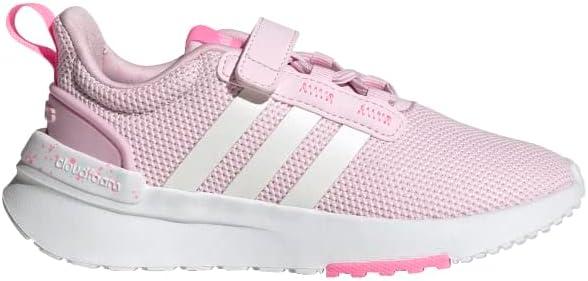 imageadidas UnisexChild Racer TR21 Running ShoeClear PinkZero MetallicBeam Pink