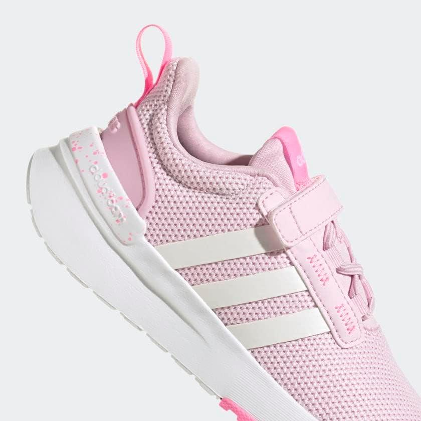 imageadidas UnisexChild Racer TR21 Running ShoeClear PinkZero MetallicBeam Pink