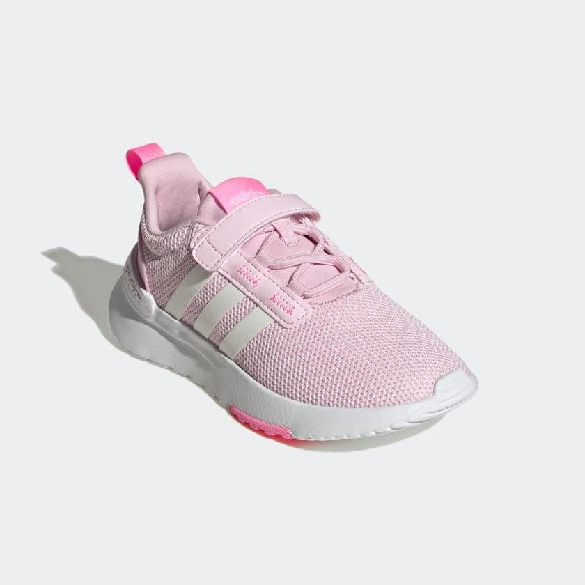 imageadidas UnisexChild Racer TR21 Running ShoeClear PinkZero MetallicBeam Pink