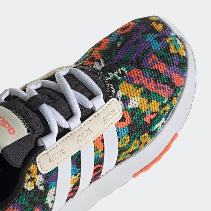 imageadidas UnisexChild Racer TR21 Running ShoeCore BlackCloud WhiteEcru Tint