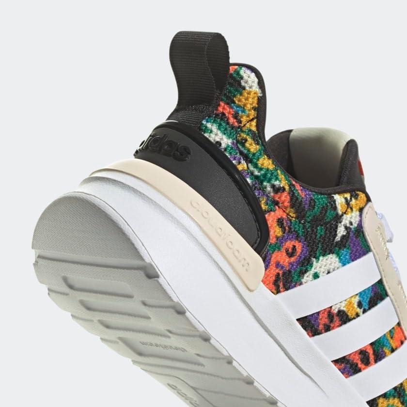 imageadidas UnisexChild Racer TR21 Running ShoeCore BlackCloud WhiteEcru Tint