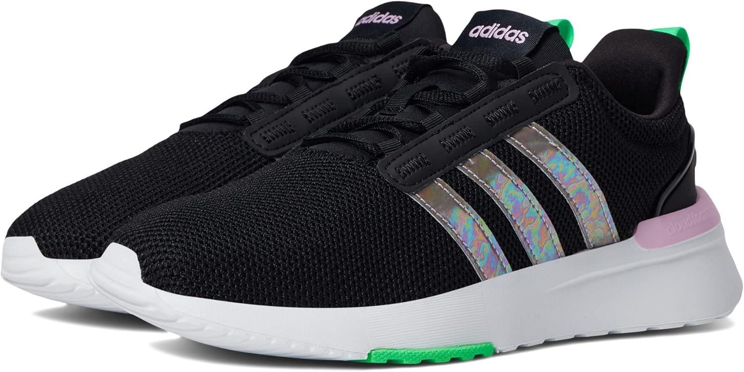 imageadidas UnisexChild Racer TR21 Running ShoeCore BlackCore BlackBeam Green