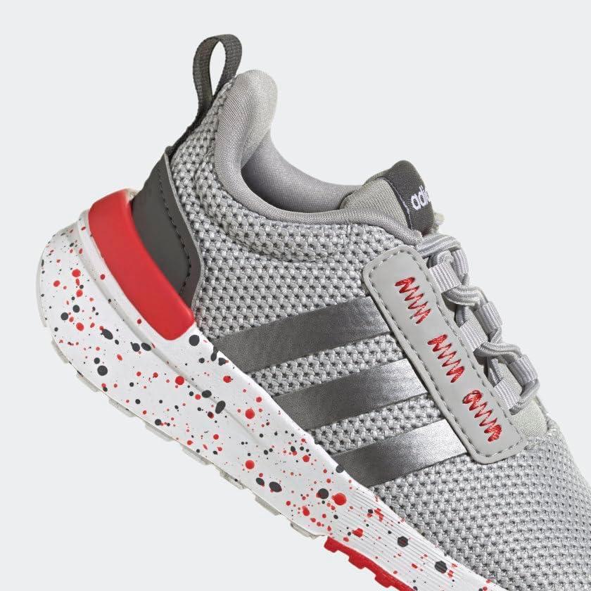 imageadidas UnisexChild Racer TR21 Running ShoeGreyIron MetallicGrey