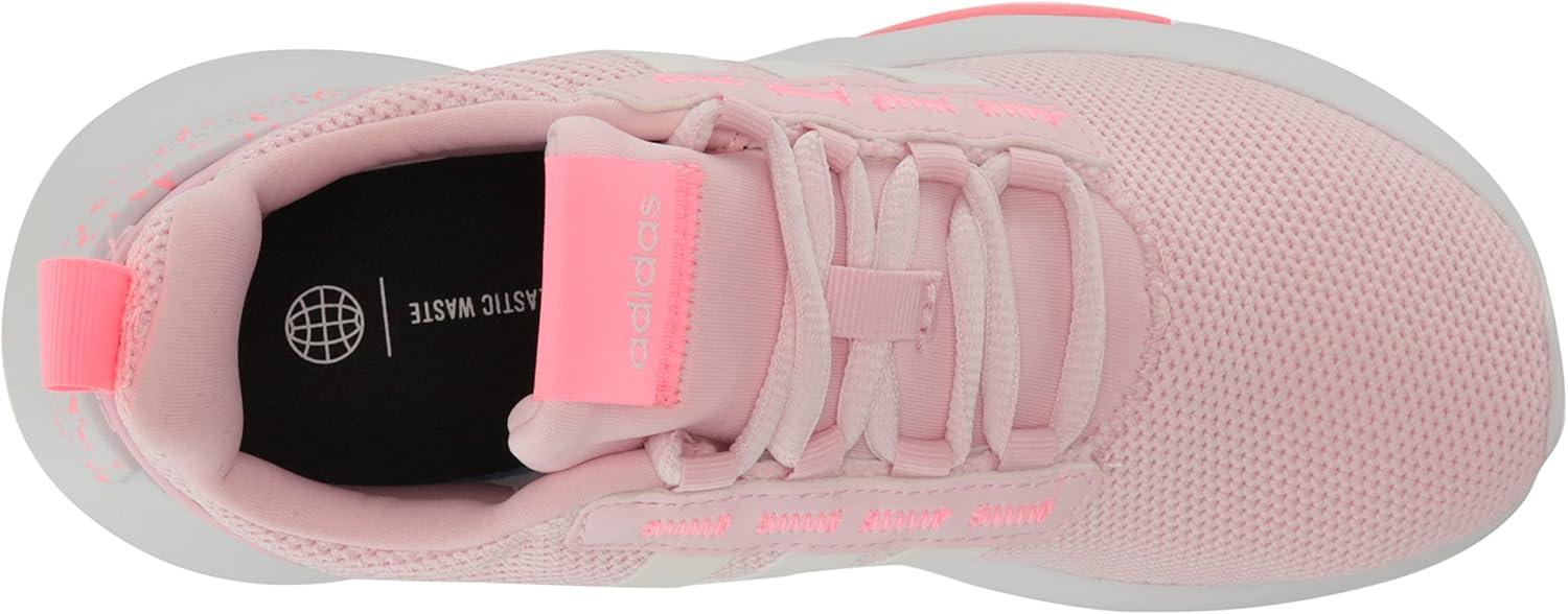 imageadidas UnisexChild Racer TR21 Running ShoePinkWhite