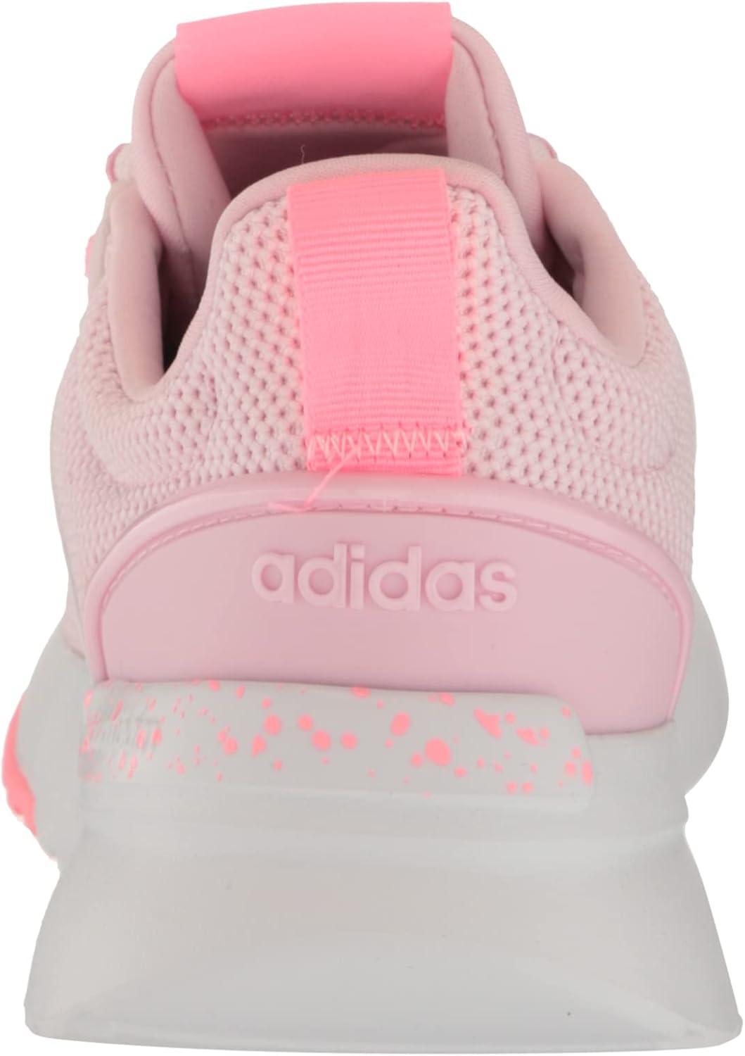 imageadidas UnisexChild Racer TR21 Running ShoePinkWhite