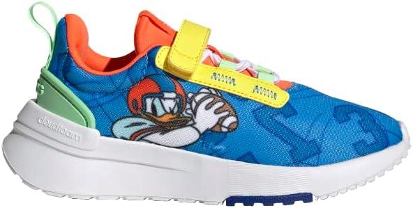 imageadidas UnisexChild Racer TR21 Running ShoePulse BlueFtwr WhiteImpact Orange Mickey Mouse