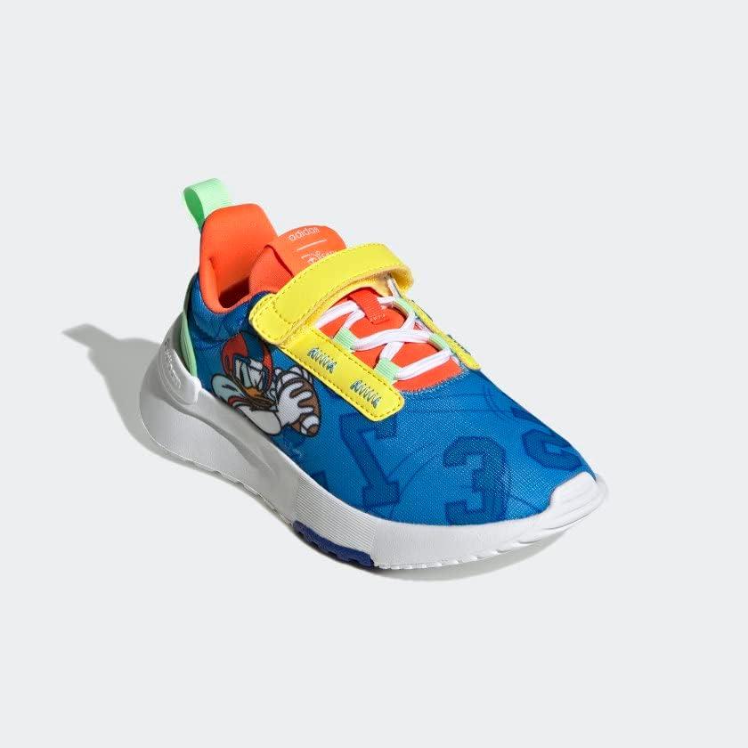 imageadidas UnisexChild Racer TR21 Running ShoePulse BlueFtwr WhiteImpact Orange Mickey Mouse