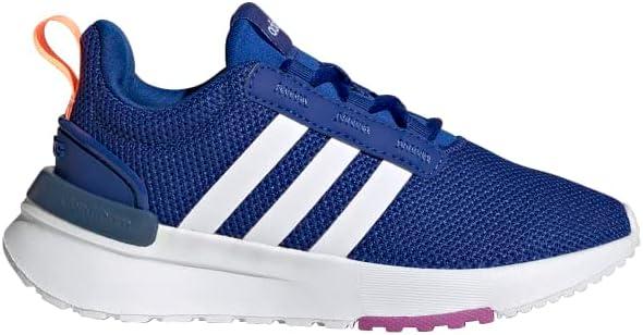 imageadidas UnisexChild Racer TR21 Running ShoeTeam Royal BlueWhiteBeam Orange