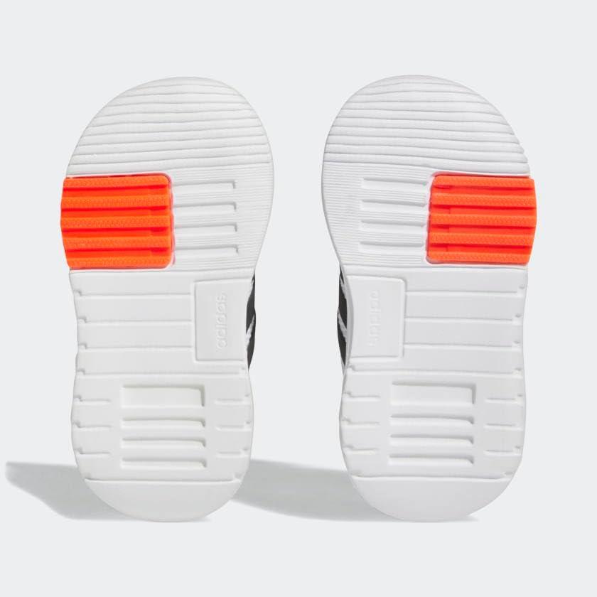 imageadidas UnisexChild Racer TR21 Running ShoeWhiteBlackLucid Blue