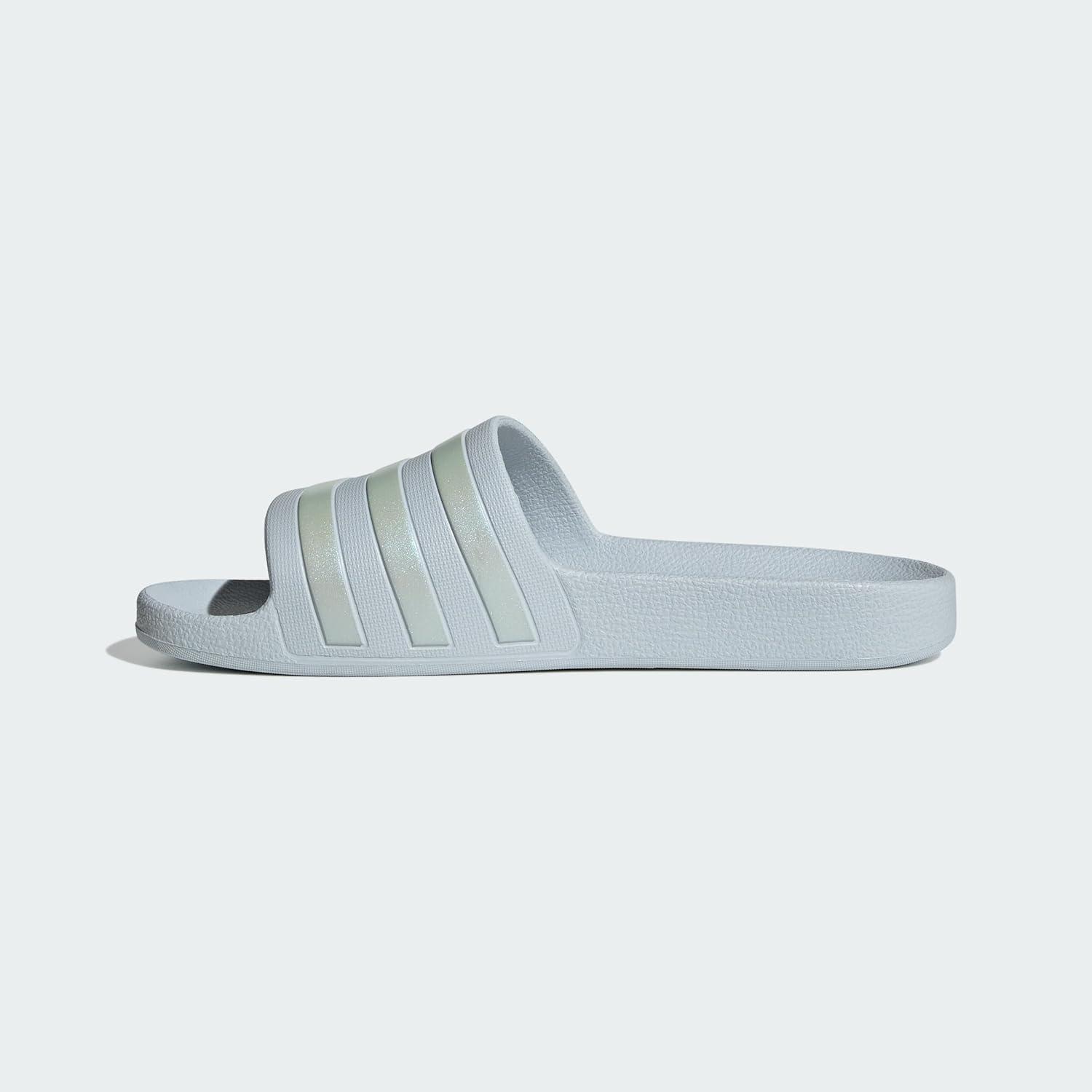 imageadidas Womens Adilette Aqua Slide SandalHalo BlueHalo BlueHalo Blue