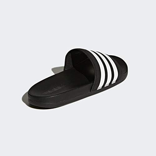 imageadidas Womens Adilette Comfort Slide SandalBlackWhiteBlack 2