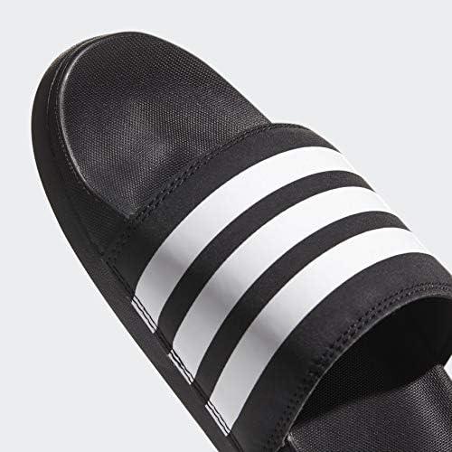imageadidas Womens Adilette Comfort Slide SandalBlackWhiteBlack 2