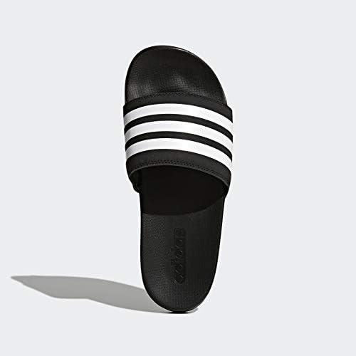imageadidas Womens Adilette Comfort Slide SandalBlackWhiteBlack 2