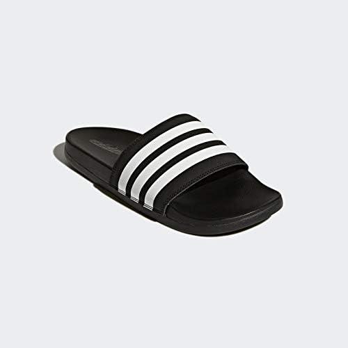 imageadidas Womens Adilette Comfort Slide SandalBlackWhiteBlack 2