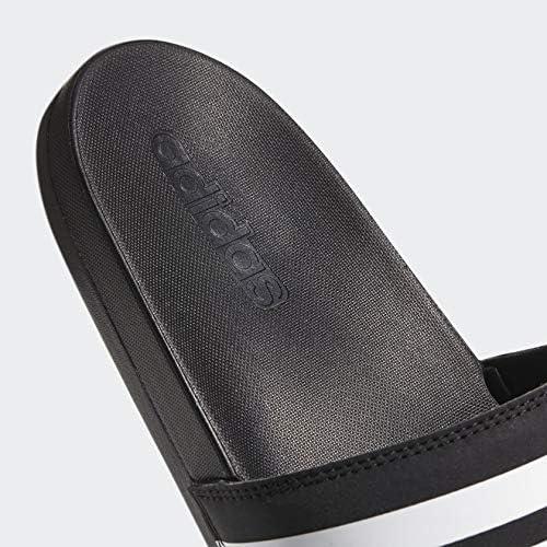 imageadidas Womens Adilette Comfort Slide SandalBlackWhiteBlack 2
