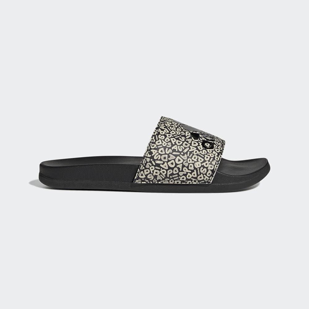 imageadidas Womens Adilette Comfort Slide SandalCore BlackCore BlackWonder White