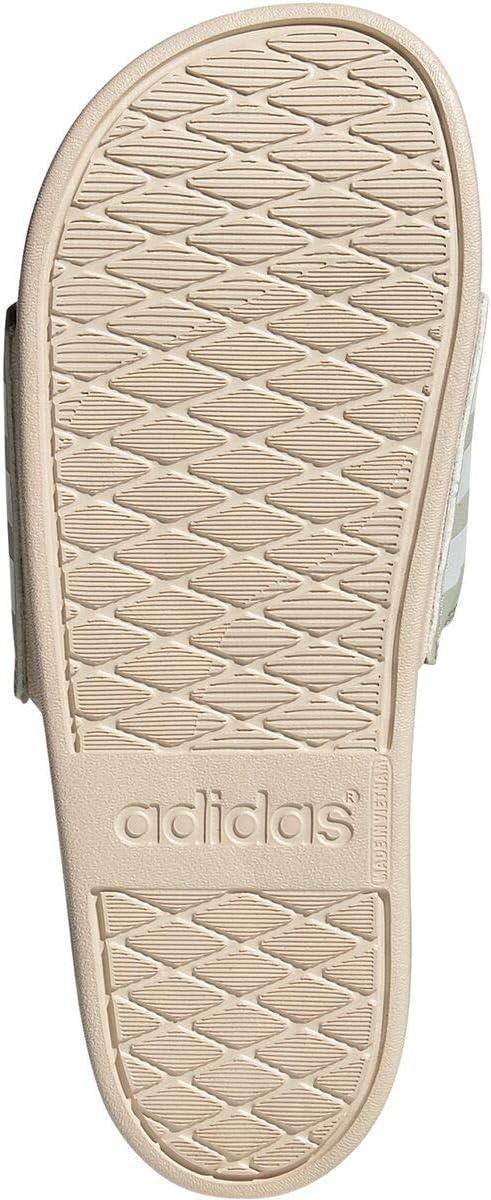 imageadidas Womens Adilette Comfort Slide SandalHalo GreenWhiteHalo Ivory