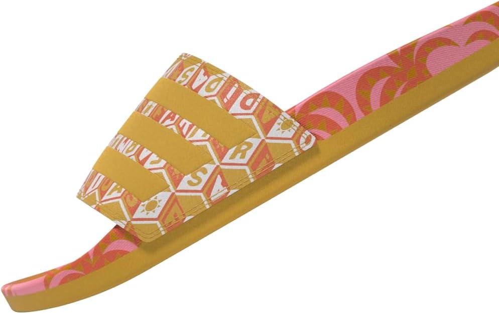 imageadidas Womens Adilette Comfort Slide SandalSemi PinkVictory GoldVictory Gold