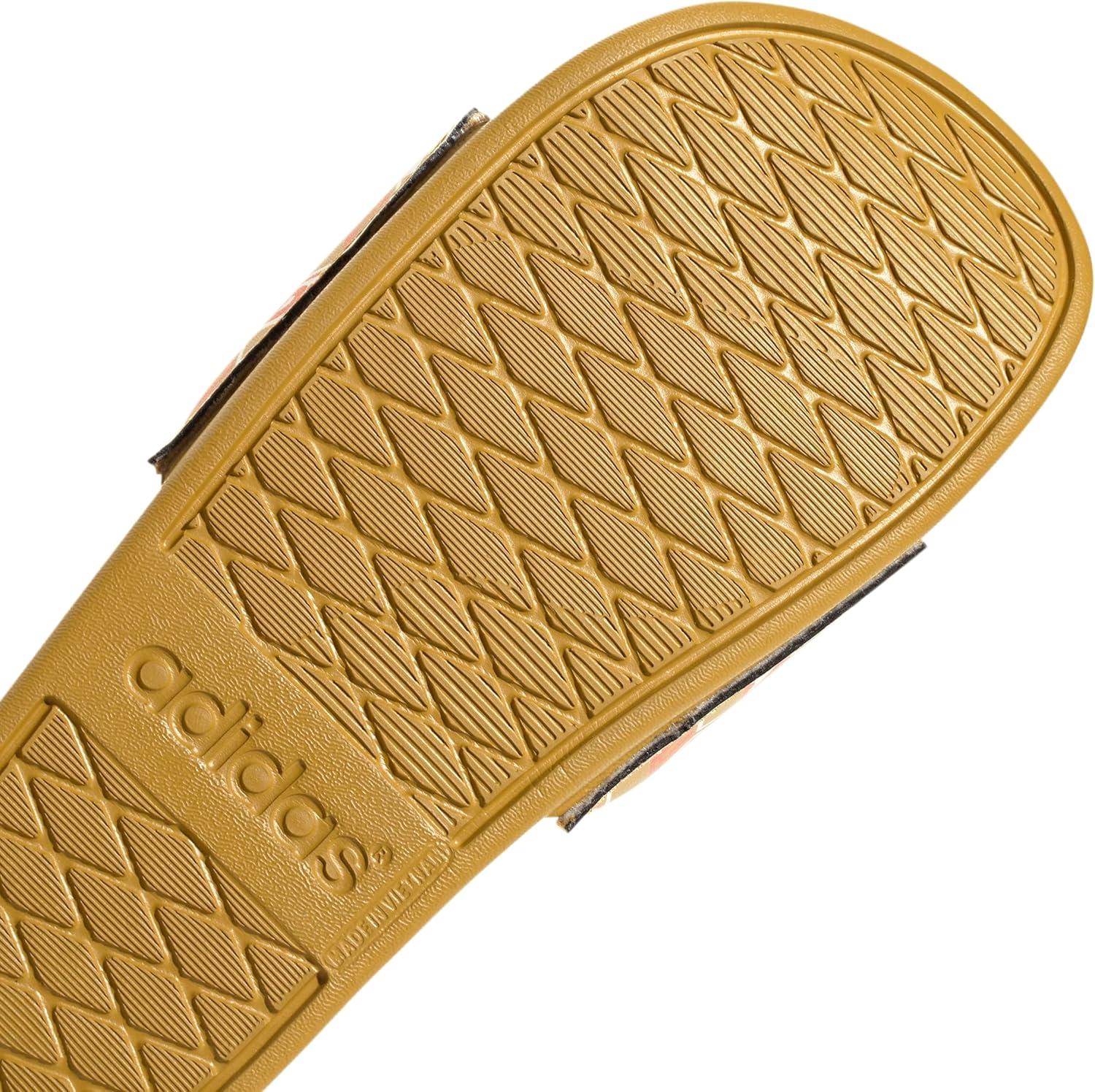 imageadidas Womens Adilette Comfort Slide SandalSemi PinkVictory GoldVictory Gold