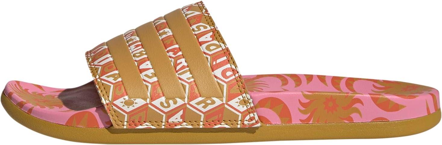 imageadidas Womens Adilette Comfort Slide SandalSemi PinkVictory GoldVictory Gold