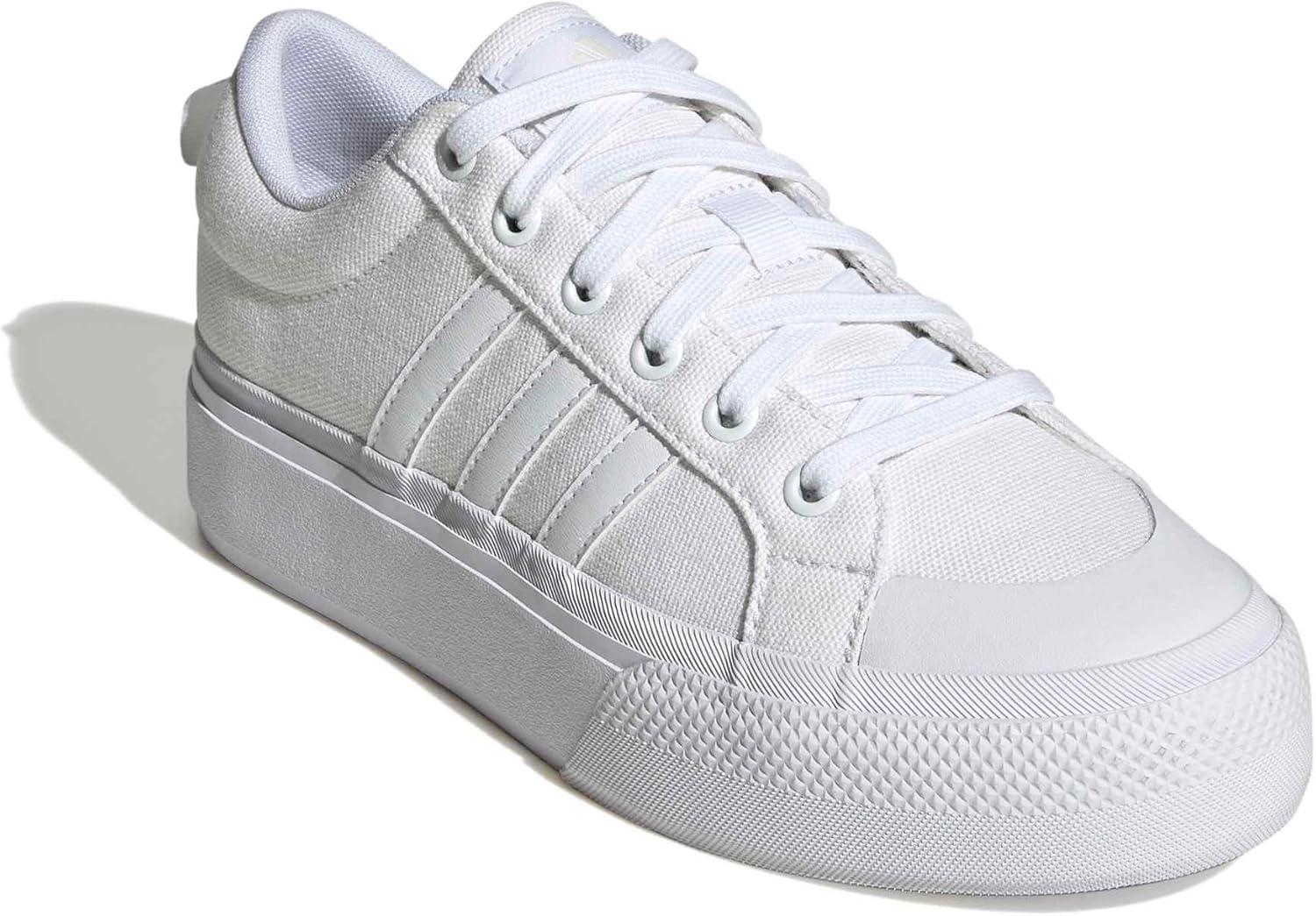 imageadidas Womens Bravada 20 Platform SneakerWhiteWhiteChalk WhiteWhite