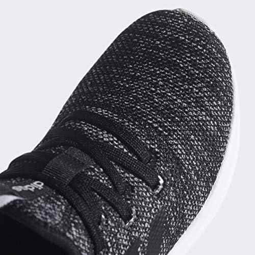 imageadidas Womens CloudfoamPure Running ShoeBlackBlackWhite