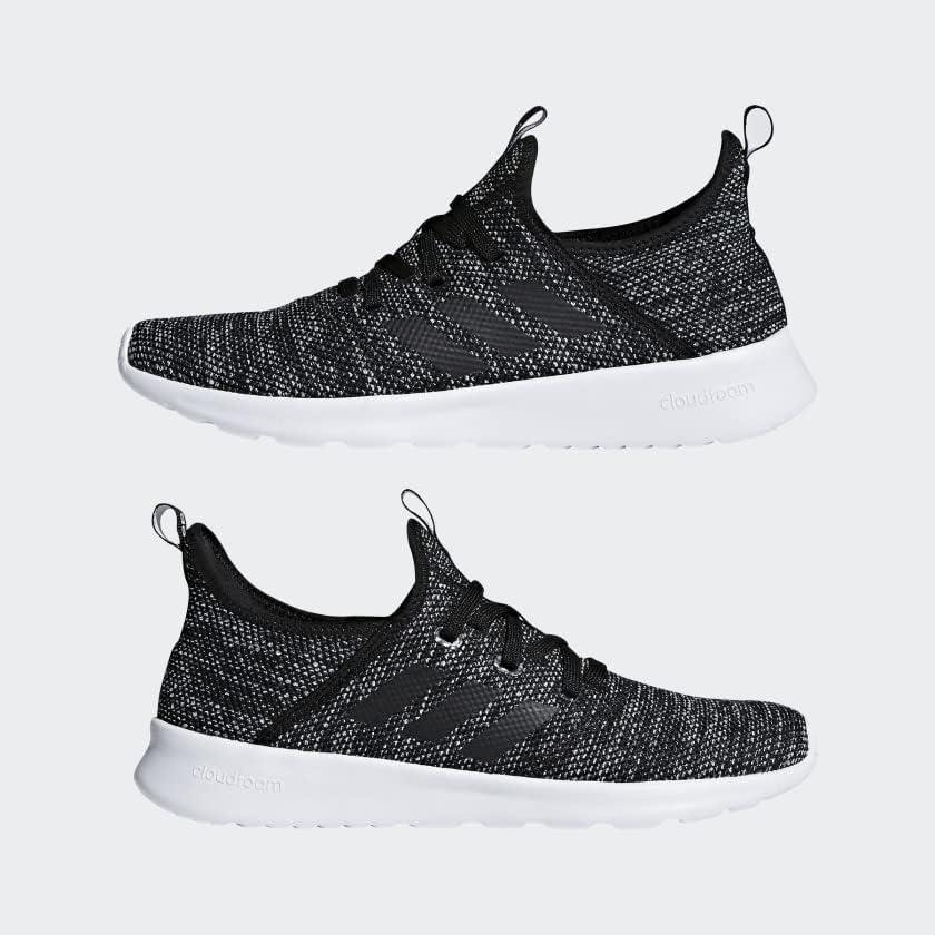 imageadidas Womens CloudfoamPure Running ShoeBlackBlackWhite