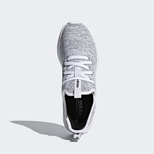 imageadidas Womens CloudfoamPure Running ShoeWhiteWhiteBlack