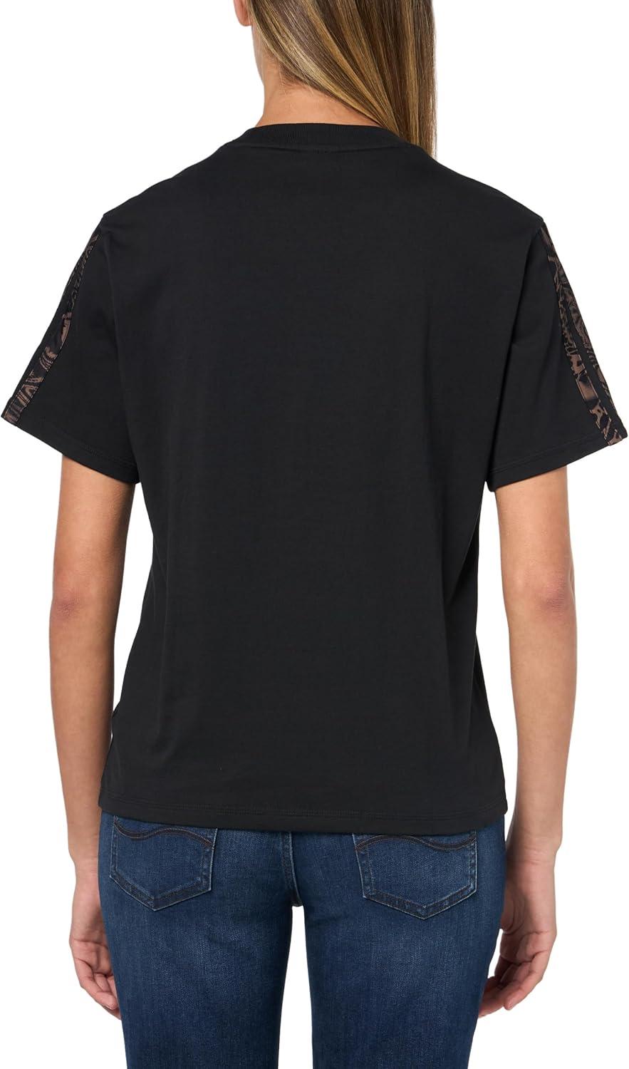 imageadidas Womens Essentials Leopard Print TShirtBlackEarth Strata