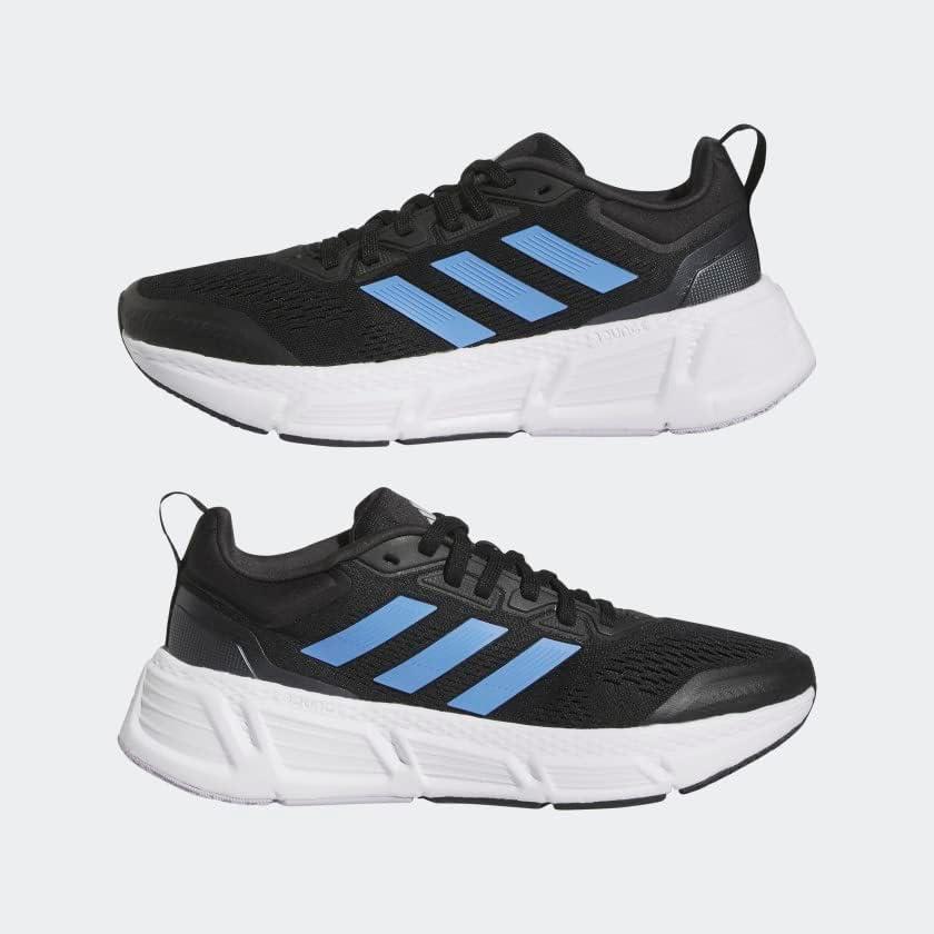 imageadidas Womens QuestarRunning ShoeBlackBlue FusionNight Metallic