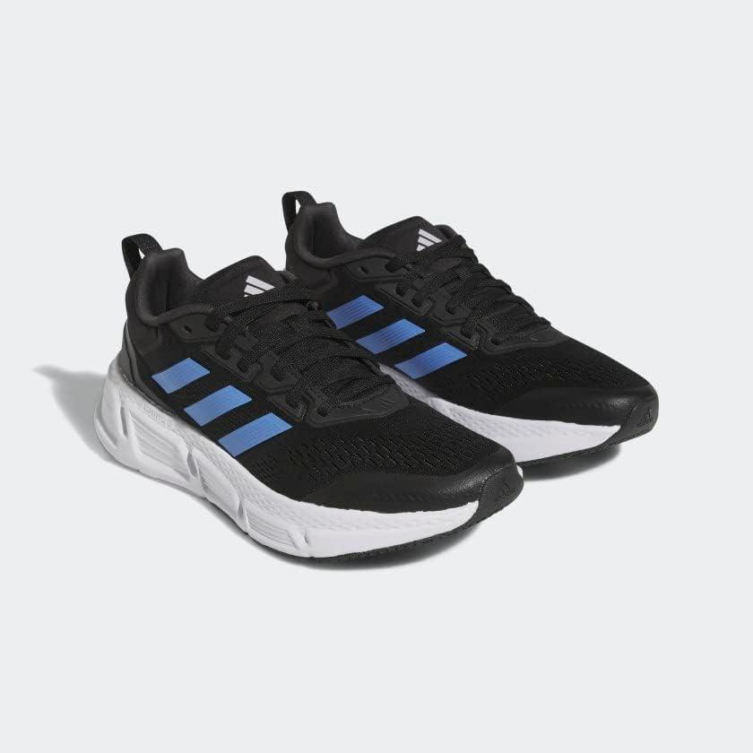 imageadidas Womens QuestarRunning ShoeBlackBlue FusionNight Metallic