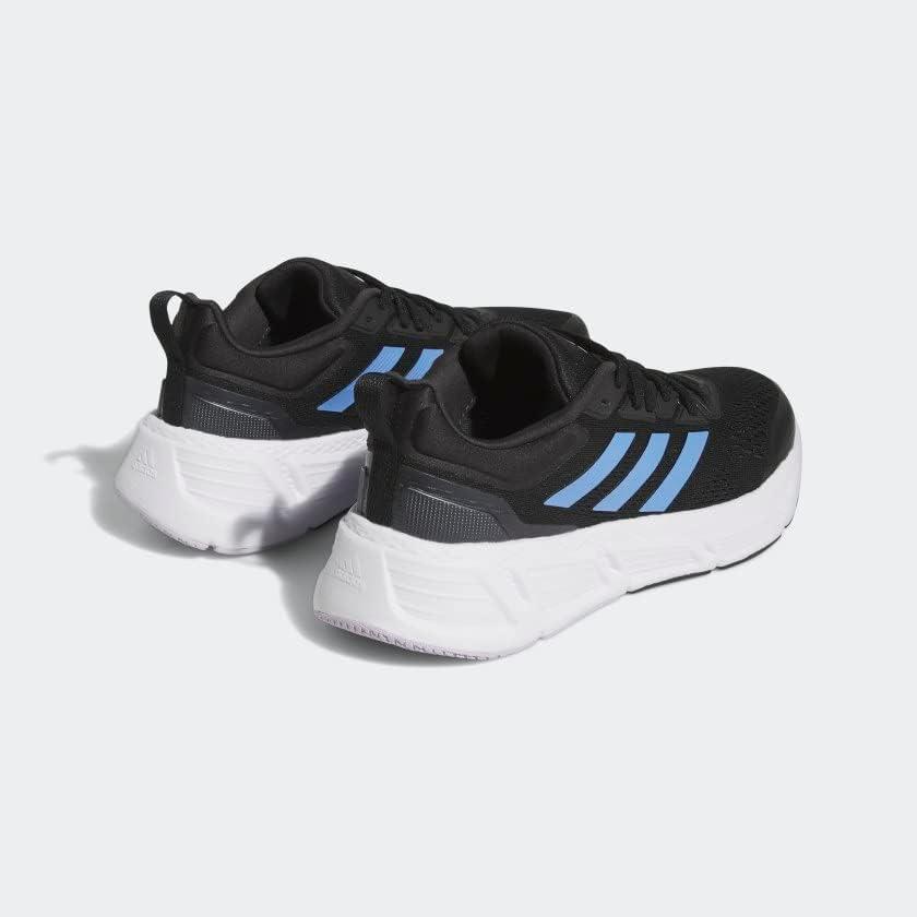 imageadidas Womens QuestarRunning ShoeBlackBlue FusionNight Metallic