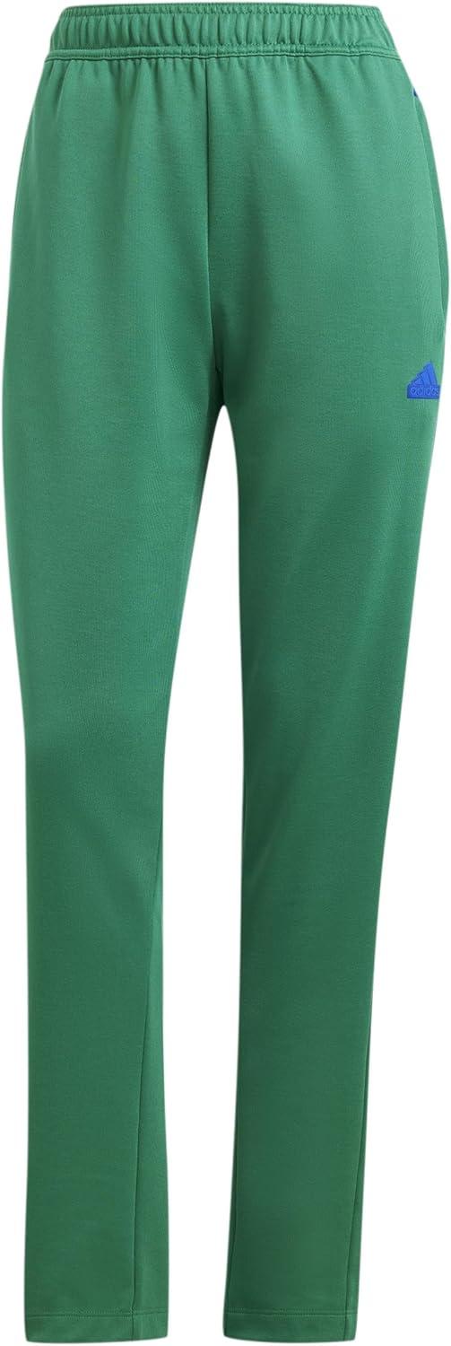 imageadidas Womens Tiro Cut 3Stripes Track PantsBold GreenBright YellowBold Blue