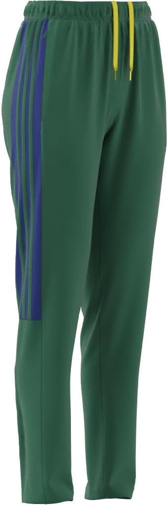 imageadidas Womens Tiro Cut 3Stripes Track PantsBold GreenBright YellowBold Blue
