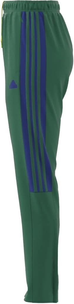 imageadidas Womens Tiro Cut 3Stripes Track PantsBold GreenBright YellowBold Blue