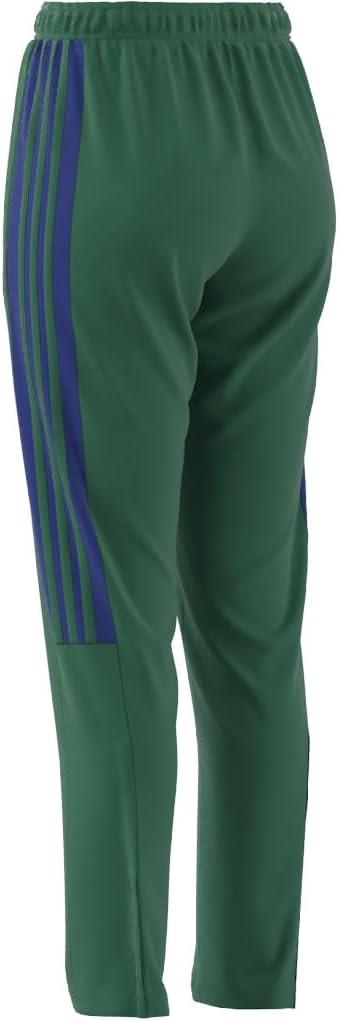 imageadidas Womens Tiro Cut 3Stripes Track PantsBold GreenBright YellowBold Blue