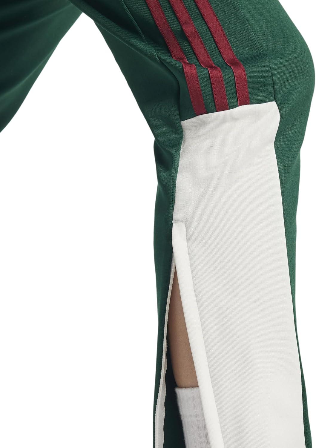 imageadidas Womens Tiro Cut 3Stripes Track PantsDark GreenCloud WhiteCollegiate Burgundy
