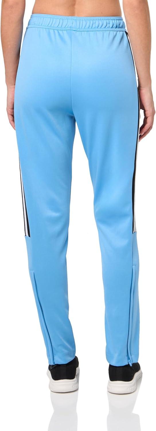 imageadidas Womens Tiro Cut 3Stripes Track PantsLight BlueBlackWhite
