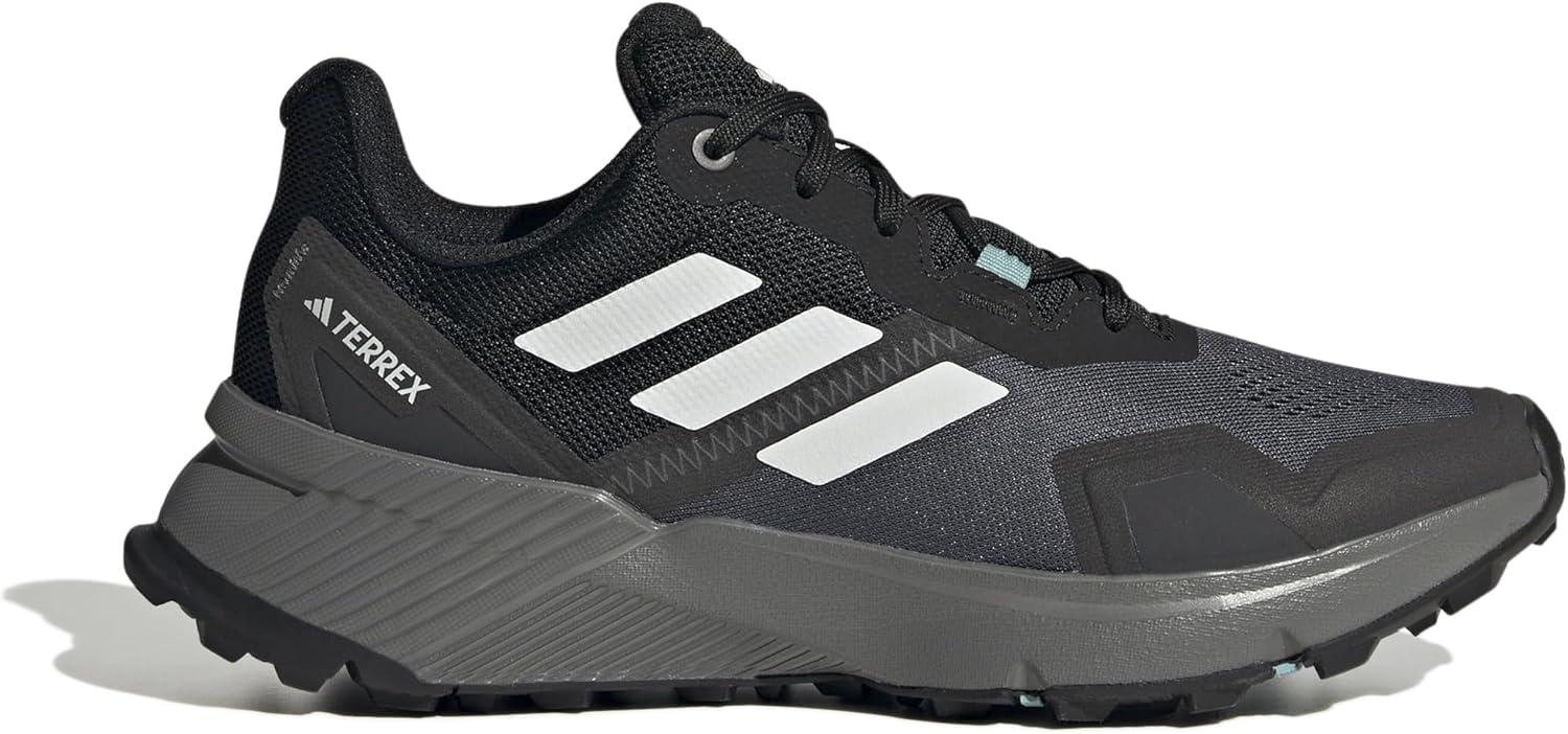 imageadidas Womens Trail Running ShoesCore Black Crystal White Grey Four