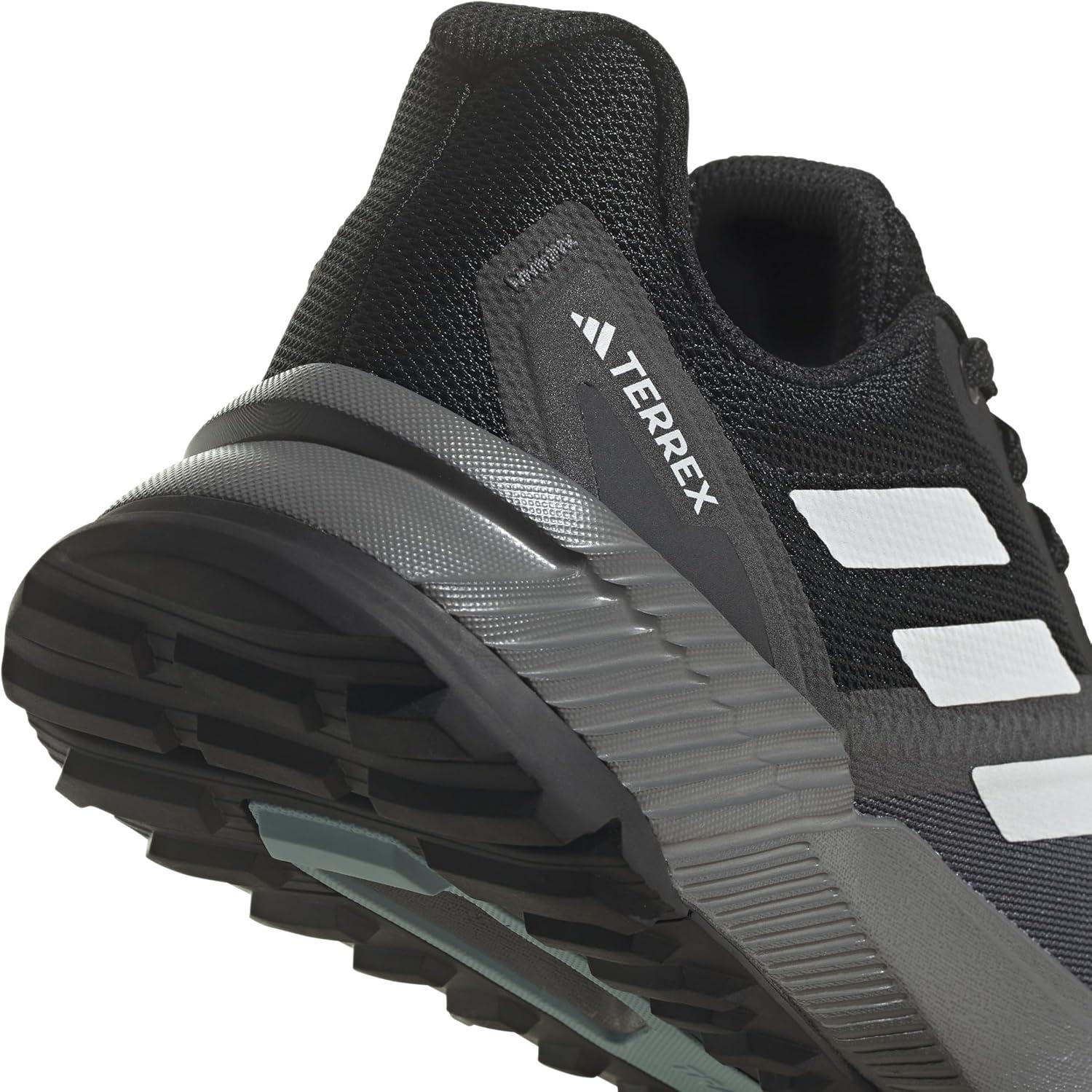 imageadidas Womens Trail Running ShoesCore Black Crystal White Grey Four
