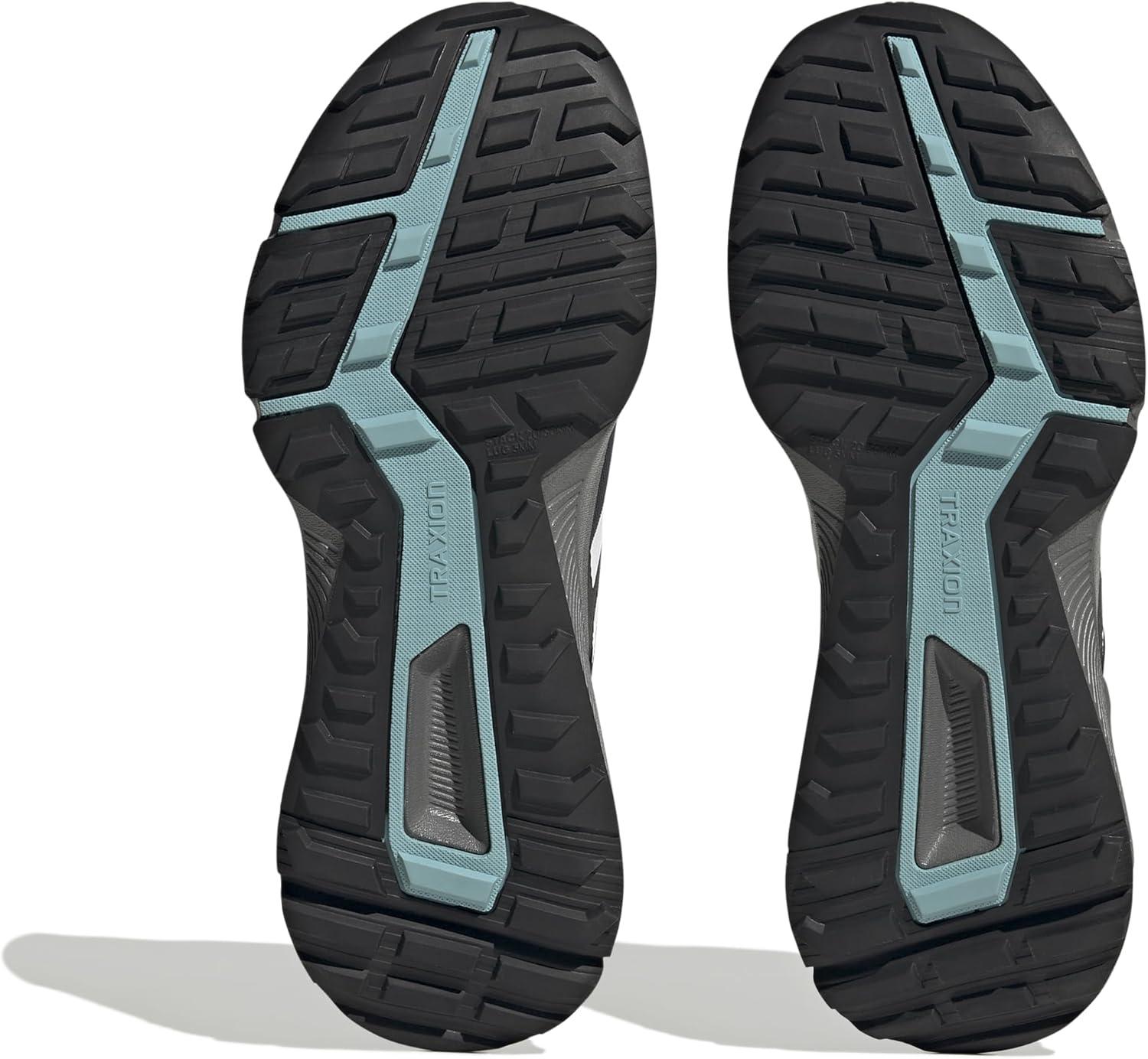 imageadidas Womens Trail Running ShoesCore Black Crystal White Grey Four