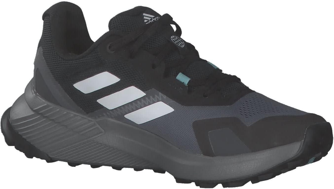 imageadidas Womens Trail Running ShoesCore Black Crystal White Mint Ton
