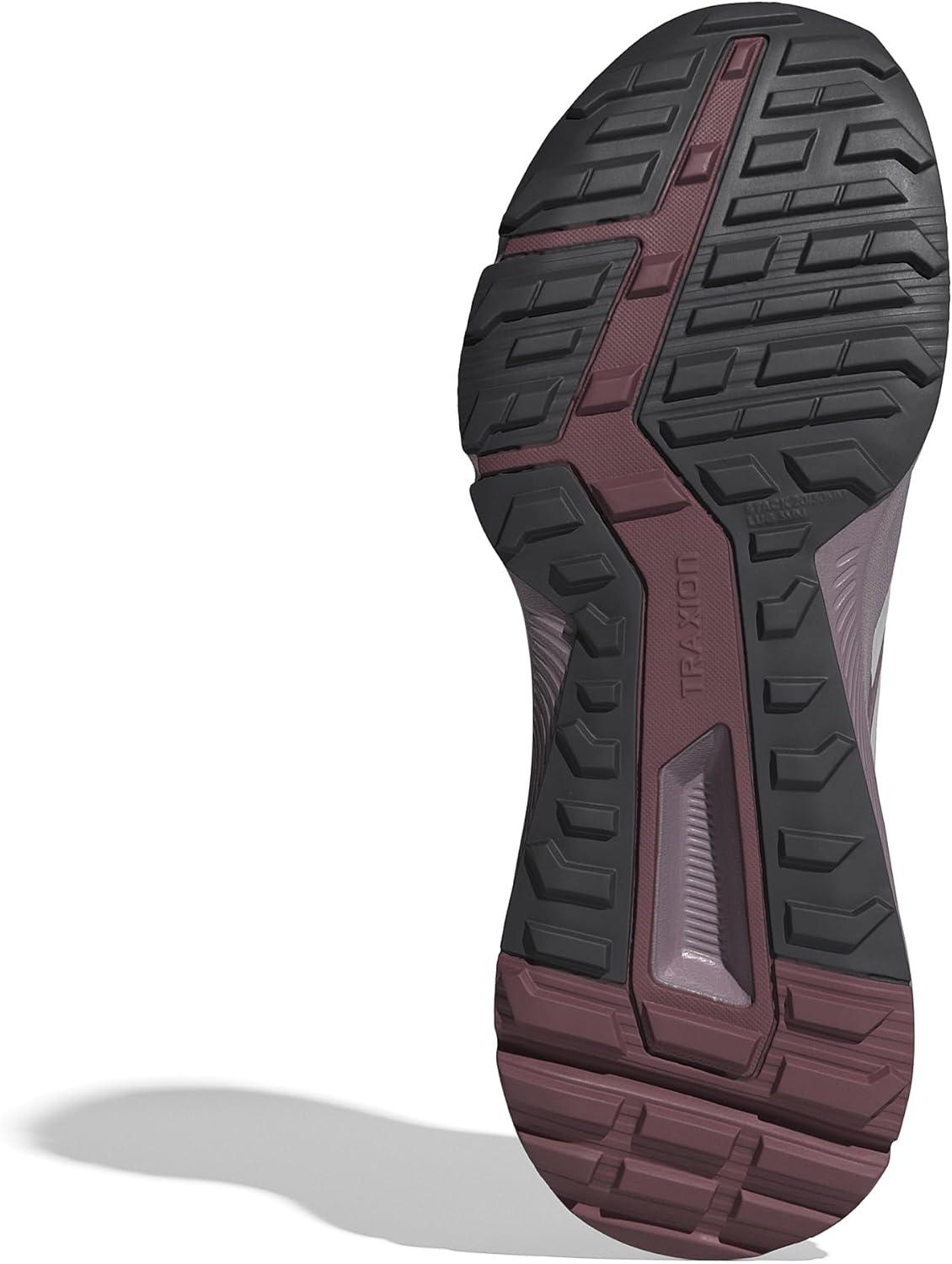 imageadidas Womens Trail Running ShoesPreloved Fig Grey One Quiet Crimson