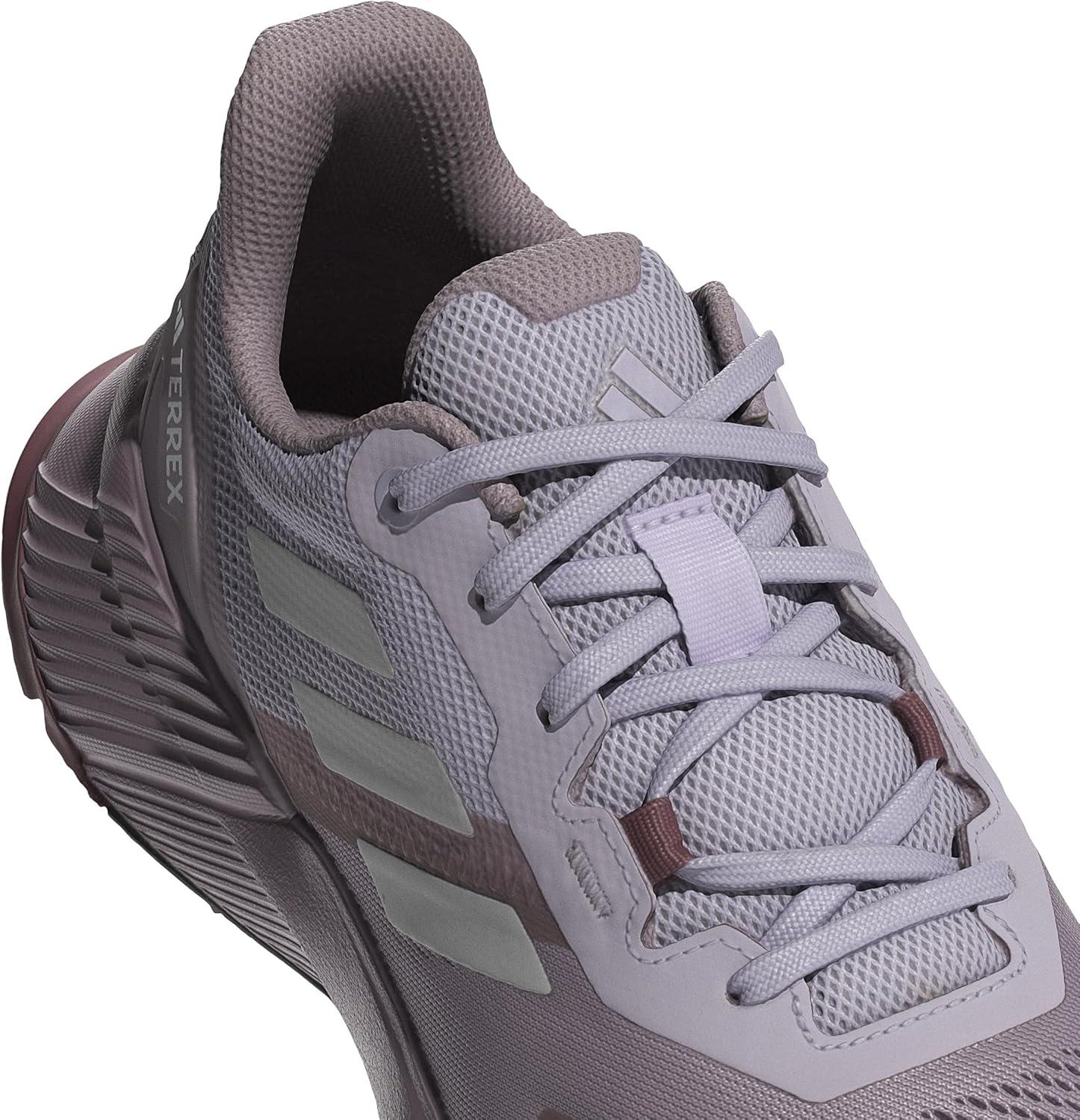 imageadidas Womens Trail Running ShoesPreloved Fig Grey One Quiet Crimson