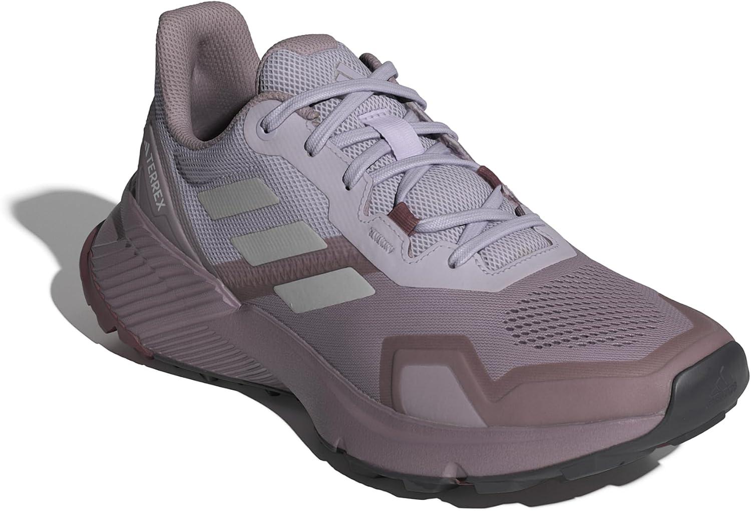 imageadidas Womens Trail Running ShoesPreloved Fig Grey One Quiet Crimson