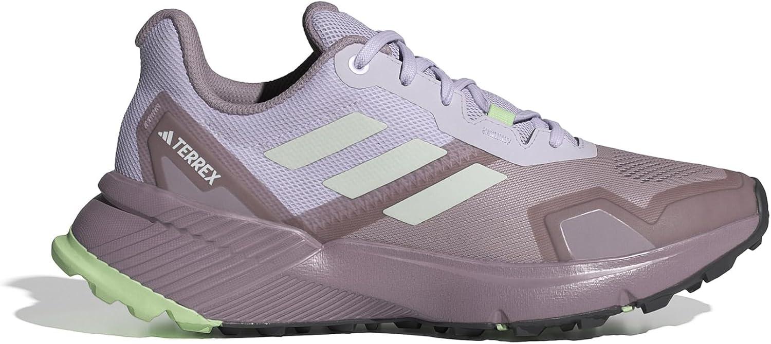 imageadidas Womens Trail Running ShoesPreloved FigCrystal JadeSemi Green Spark